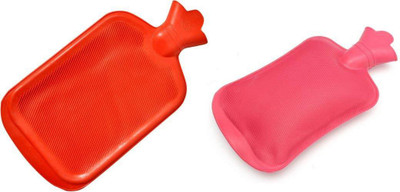 

Aryshaa Rubber Both Sides Ribbed Hot Waterbag / Bottle, 1.5L (Multicolour) - Set of 2 Non-electrical 1.5 L Hot Water Bag(Multicolor)