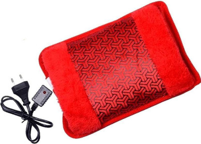 

MedFest Best quality electric hot water bag made with velvet fur Electric 1 L Hot Water Bag(Red)