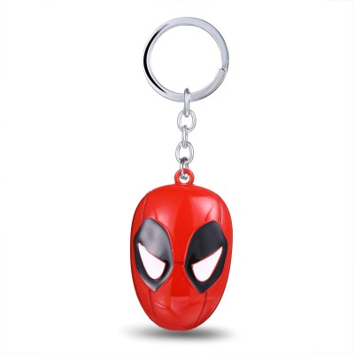 GCT Deadpool Face Mask Marvel Avengers Superhero Collectible (Design-4) Metal Keychain for Car Bike Men Women Boys Girls Keyring Key Chain