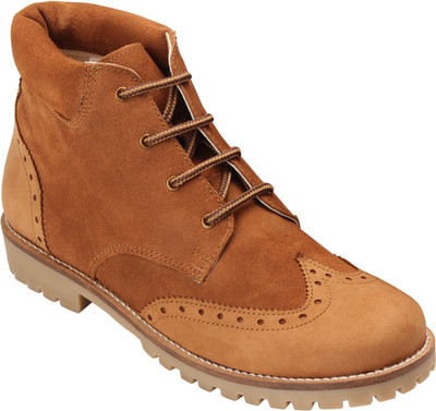 

Drish Boys Lace Casual Boots(Red, Tan