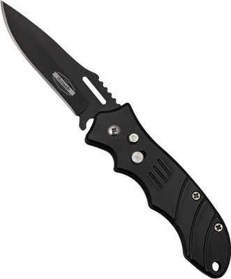 

BISMAADH SMALL SIZE KNIFE, CAN/BOTTLER OPENER STYLISH-3 Multi Tool, Pocket Saw, Knife, Combat Knife, Survival Knife(Black)