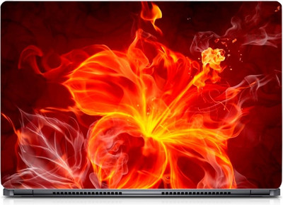 Gallery 83 ® Fire Flower Petals Exclusive High Quality Laptop Decal, laptop skin sticker 15.6 inch (15 x 10) Inch G83_skin_0371new Vinyl Laptop Decal 15.6