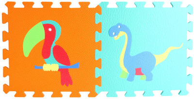 

Funjoy Animals / Birds Dino, Horse, Tortoise, Penguin, Hen, Toucan, Crab, Butterfly And Lion(Multicolor)