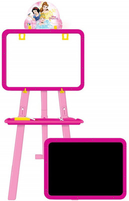 

Nightstar 5 in 1 dual sided Educational Learning Activities Height adjustable Multifunctional white & black board For Kids(Min.Age 5yrs)(Pink)