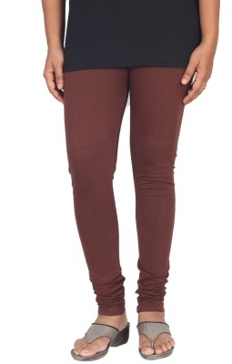 Varsha Leggings Churidar  Ethnic Wear Legging(Brown, Solid)