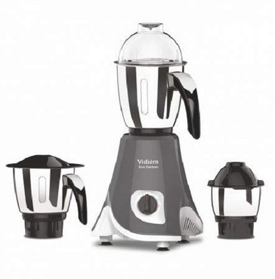 

Vidiem Eva_carbon 750 Mixer Grinder(Black, 3 Jars)
