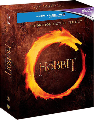 

The Hobbit: The Motion Picture Trilogy - An Unexpected Journey + The Desolation of Smaug + The Batlle of the Five Armies (6-Disc Box Set) (Blu-ray + Digital HD + UV) (Slipcase + Fully Packaged Import)(Blu-ray English)