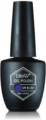 

Elite99 10MLUV Gel Nail Polish LED Lamp Gel Lacquer Gel Polish Pure Colors Semi Permanent Gel Varnish Nail Primer 1465-Medium SlateBlue
