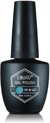 

Elite99 10MLUV Gel Nail Polish LED Lamp Gel Lacquer Gel Polish Pure Colors Semi Permanent Gel Varnish Nail Primer 1341-Light Blue