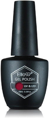 

Elite99 10MLUV Gel Nail Polish LED Lamp Gel Lacquer Gel Polish Pure Colors Semi Permanent Gel Varnish Nail Primer 1369-DarkRed