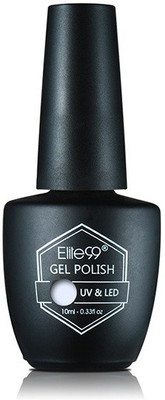 

Elite99 10MLUV Gel Nail Polish LED Lamp Gel Lacquer Gel Polish Pure Colors Semi Permanent Gel Varnish Nail Primer 1323-French White
