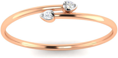 avsar Minal 14kt Cubic Zirconia Rose Gold ring