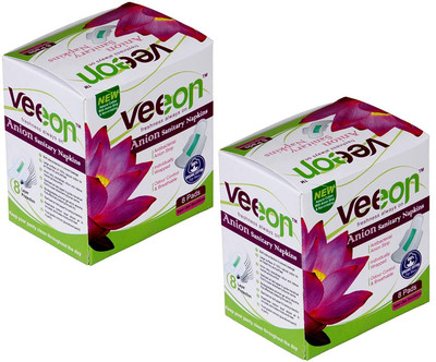

VEEON Natural Antibacterial Sanitary Sanitary Pad(Pack of 2)