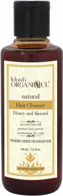 

KHADI ORGANIQUE HONEY & ALMOND HAIR CLEANSER (SHAMPOO) 210 ML PACK OF 1(210 ml)