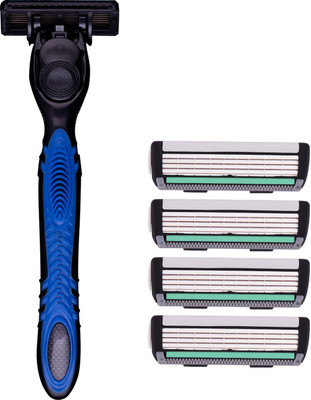 

Indian Shave Club Indian Shave Club’s Streako Handle + Pro Bro (4 Blades) Shaving Razor For Men(Pack of 2)