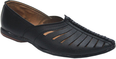 

SEVN Nagra Leather Traditional Black Color Shoes For Men Casuals For Men(Black