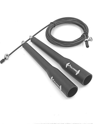 

The SweatShop Speed Rope 1.1 Hybrid Ball Bearing Skipping Rope(Black, Length: 300 inch)