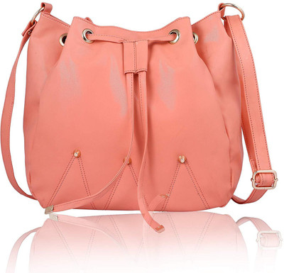 

SK NOOR Women Casual Pink PU Sling Bag