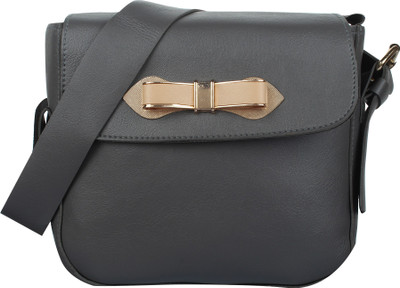 

Stylein Girls Casual Grey PU Sling Bag