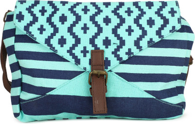 

People Women Casual Multicolor Canvas Sling Bag