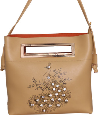 

Familiar Collection Women Casual Beige PU Sling Bag