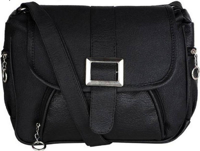 

SBS Girls Evening/Party, Casual, Formal Black PU Sling Bag