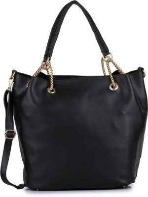 

Wrodss Girls Evening/Party Black PU Messenger Bag