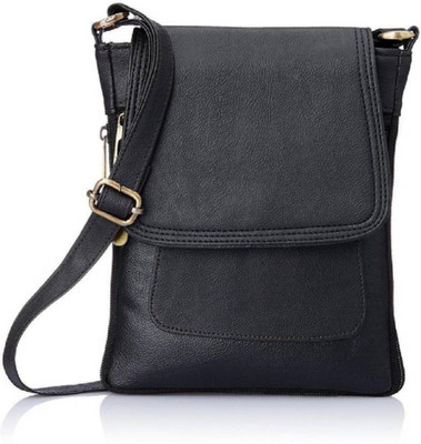 

SBS Women Evening/Party, Casual, Formal Black PU Sling Bag