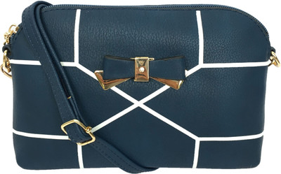 

Regiis Women Casual Blue PU Sling Bag