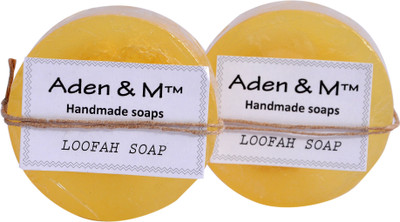 

Aden & M Lime Loofah Soap - Pack of 2(80 g, Pack of 2)