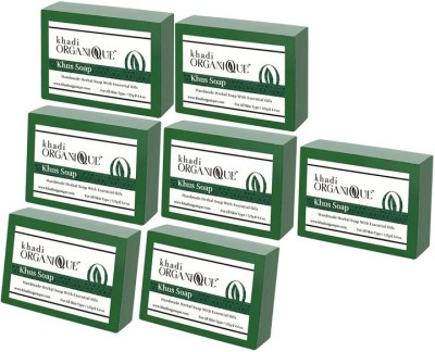 

KHADI ORGANIQUE HAND MADE KUSH SOAP WITH ESSENTIAL OIL 875 GM PACK OF 7(875 g, Pack of 7)