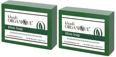 

KHADI ORGANIQUE HAND MADE KUSH SOAP WITH ESSENTIAL OIL 250 GM PACK OF 2(250 g, Pack of 2)