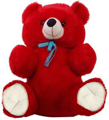 

ARC 2 FEET TEDDY BEAR HUGGABLE AND LOVEABLE FOR SOME ONE SPECIAL AND HAPPY BIRTHDAY GIFT - 59.87 cm(Red)