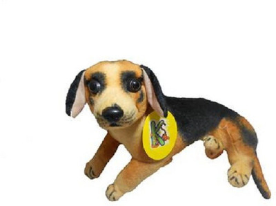 

Kavya SITING DOG - 30 mm(Black, Brown)