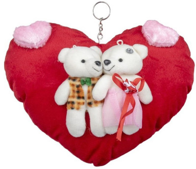 

Ard Enterprise Couple Heart Stuffed Toy-Red - 25 cm(Red)