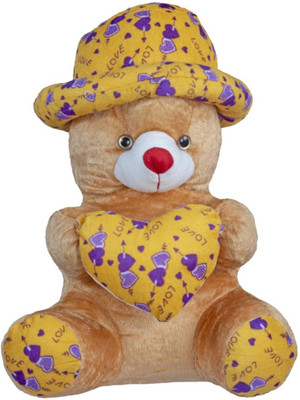 

Ard Enterprise Good Bear With Heart Stuffed Toy-Brown - 50 cm(Brown)