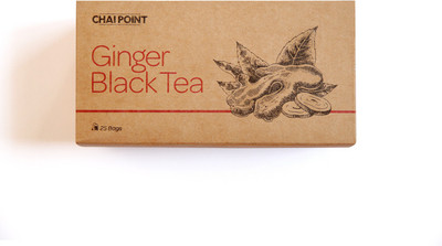

chai point Ginger Black Tea, 25 Tea Bags Ginger Black Tea Bags(50 g, Box)