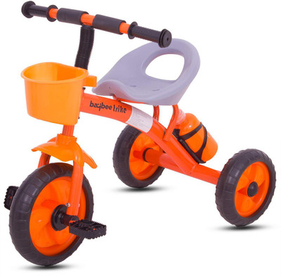 

Baybee Baby Tricycle Kid's Trike Children Tricycle/Bicycle for Kid's Ride on Outdoor | Suitable for Boys & Girls - 1 to 5 Years ( Orange ) BBTR603_O Tricycle(Orange)