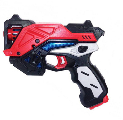

Sanyal Battery Operated Pretend Play Red Musical Gun Toy with Real Reload Sound and Lights Effects (Red)(Multicolor)