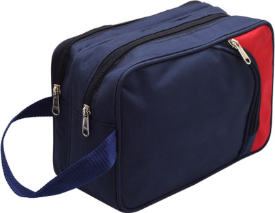 

ShabCreation Shaving Kit Utility Travel Bag RED/BLUE Travel Shaving Bag(Blue)
