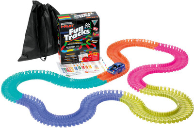 

FUNTRACKS - Glow in the Dark 240-Piece Magic Car Race Track(Multiple Colors)