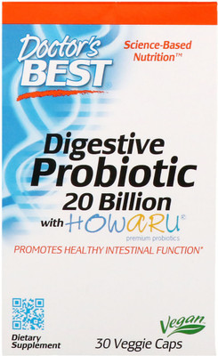 

Doctor's Best Probiotic - 20 billion CFU - Veggie Capscules(30 No)