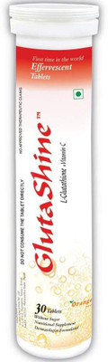 

GlutaShine L-Glutathione 500 mg + Vitamin C 30 Tablets(60 mg)