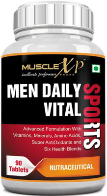 

MuscleXP MultiVitamin Men Daily Sports with 47 Nutrients (6 Health Blends & Amino Acids)(90 No)