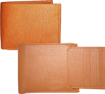 

Fillincart Men Brown Artificial Leather Wallet(11 Card Slots)