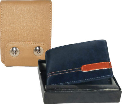 

Element Cart Men Brown, Blue Artificial Leather Wallet(9 Card Slots), Blue;brown