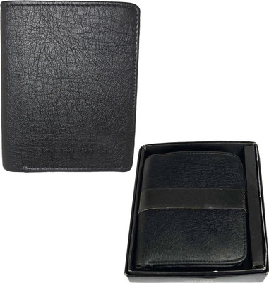 

Element Cart Men Formal Black Artificial Leather Wallet(9 Card Slots)