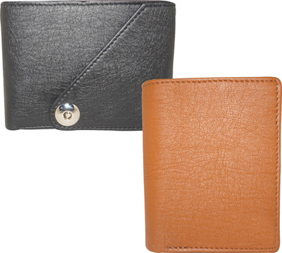 

Element Cart Men Casual Black Artificial Leather Wallet(5 Card Slots), Black;brown
