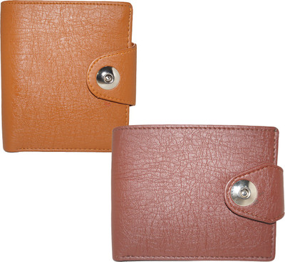 

Fillincart Men Brown Artificial Leather Wallet(9 Card Slots)
