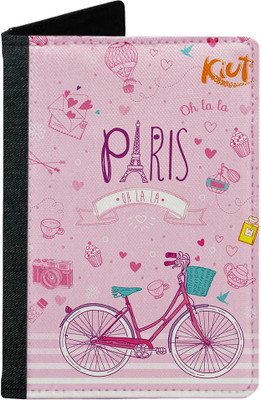 

MADANYU Women Pink Fabric Document Holder(2 Card Slots)